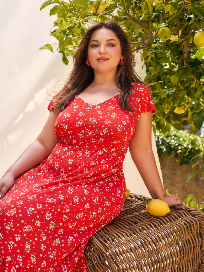 VESTIDO ESTAMPADO FLORAL Estampado 1