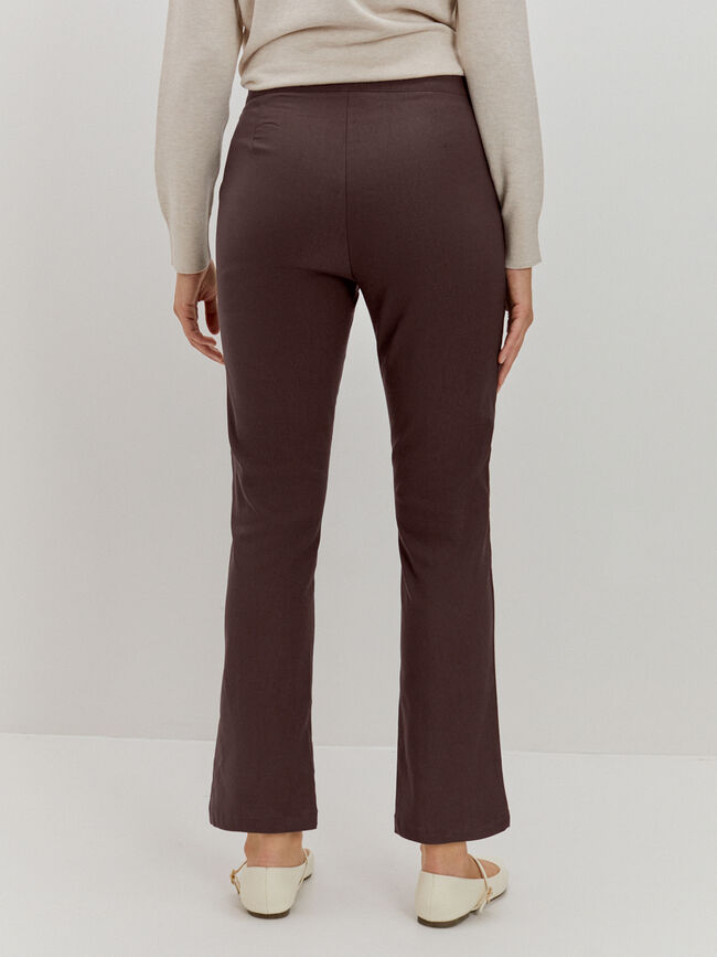 PANTAL&Oacute;N LARGO  BENGALINA Marron Medio