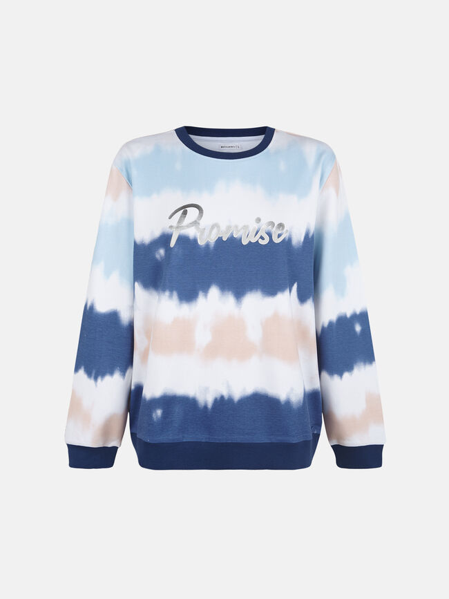 Sudadera tie dye Multicolor