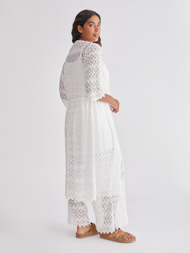 Caftan Blanco Optico