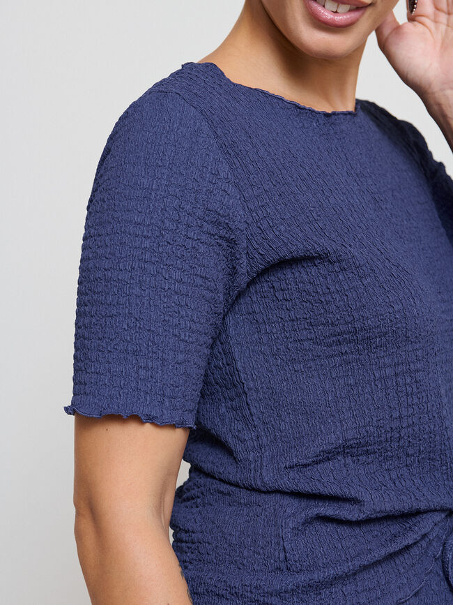 CAMISETA TEXTURA Indigo blush