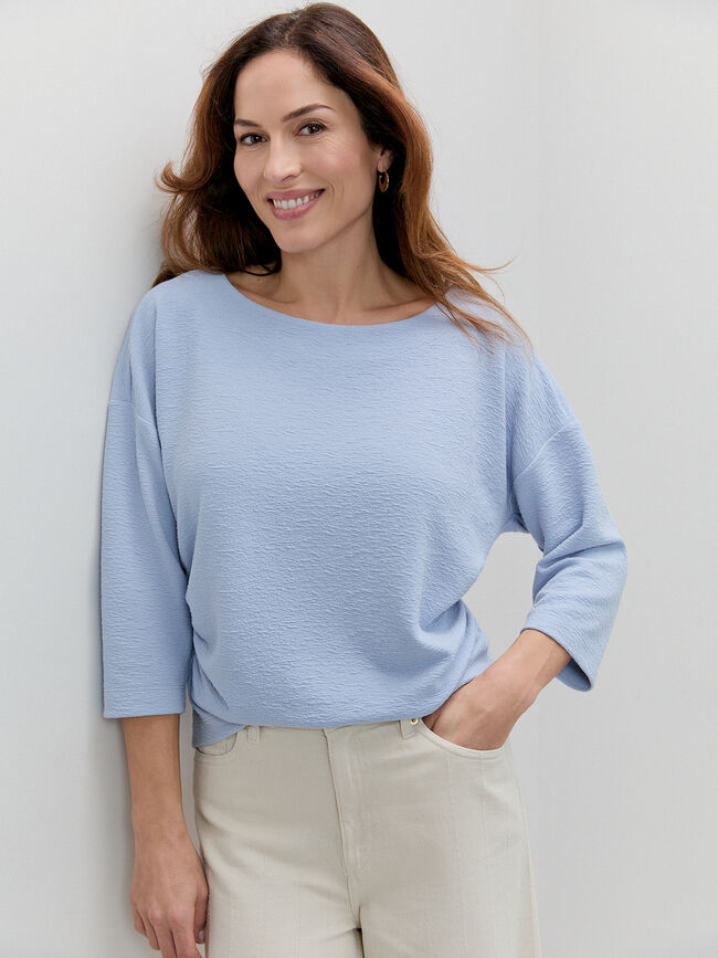 JERSEY TEXTURA Azul Chambray