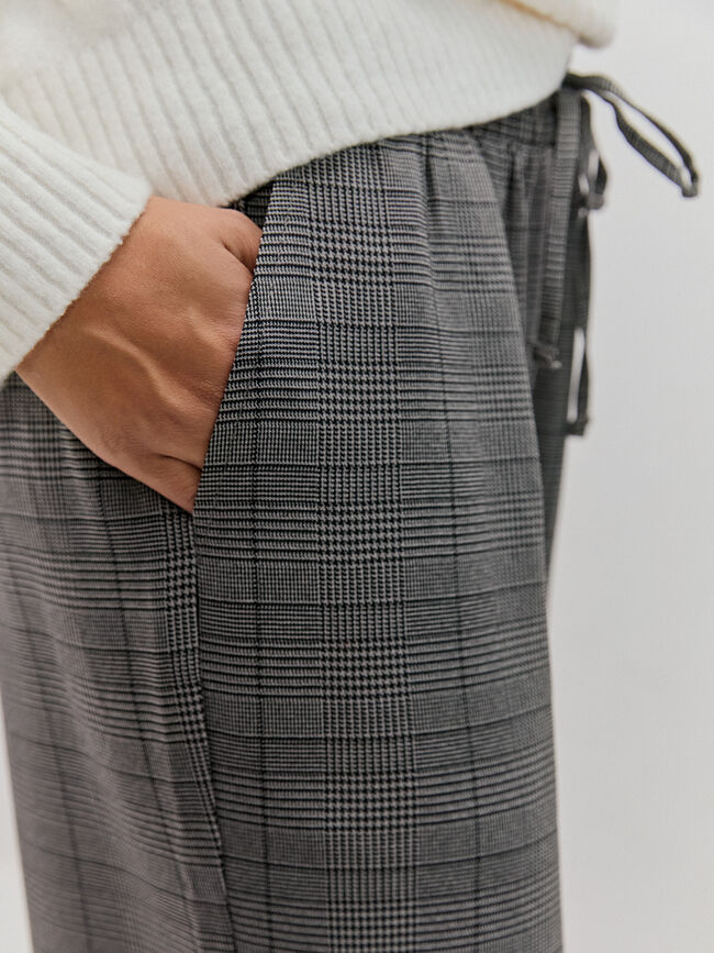 PANTALÓN PALAZZO Piedra