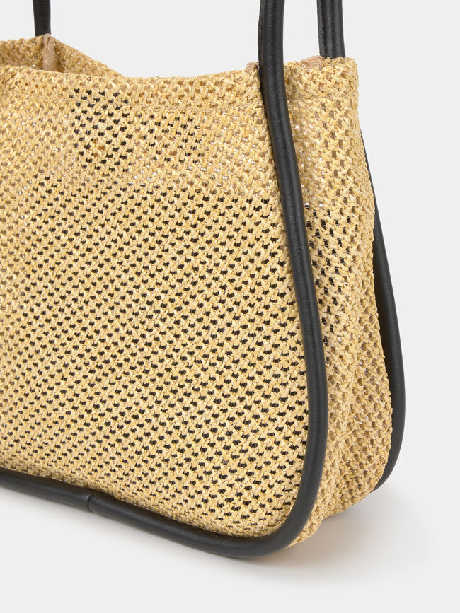 BOLSO RAFIA POLIPIEL Camel
