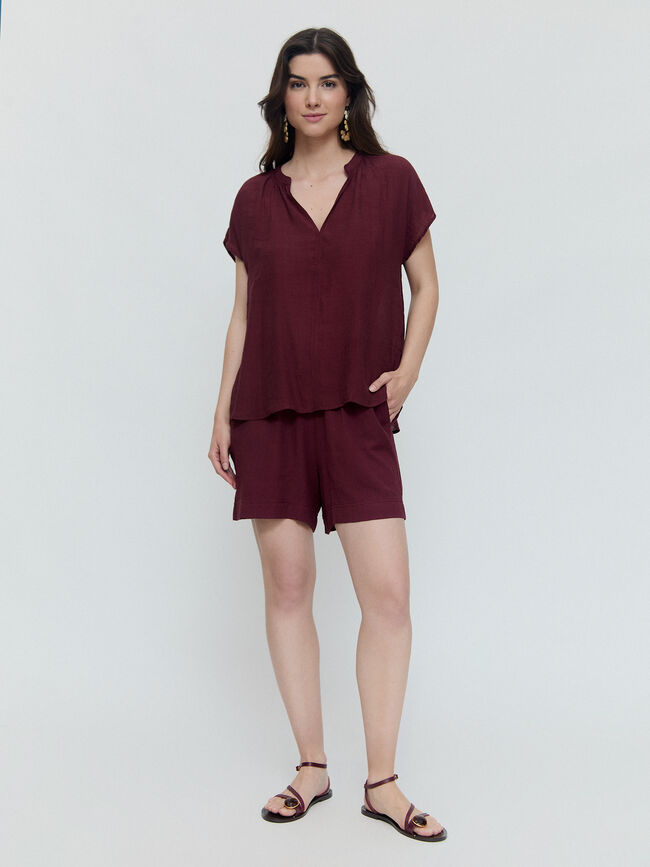 Blusa rústica Vino