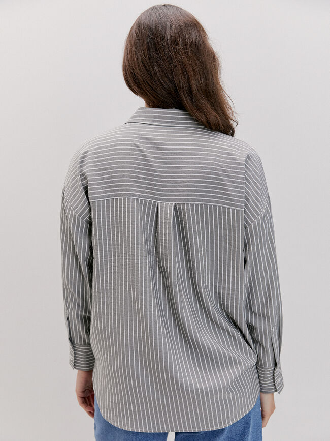 CAMISA OVERSIZE Gris