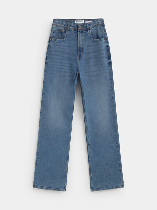 VAQUERO WIDE LEG Mid Blue Wash image number null
