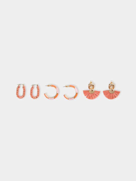 PACK PENDIENTES CORAL Gold image number null