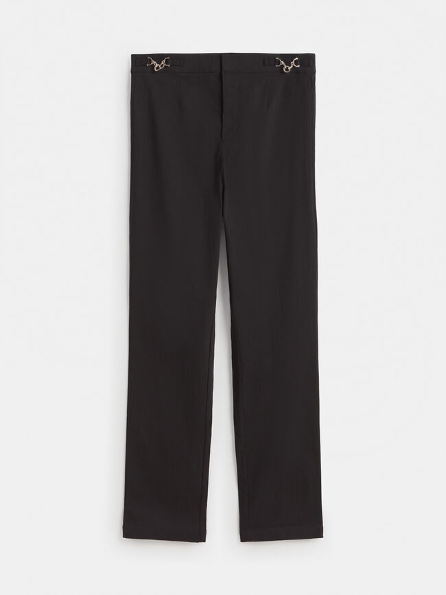 PANTAL&Oacute;N LARGO  BENGALINA Negro