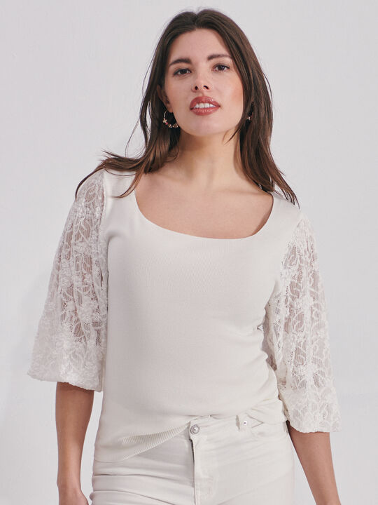 jersey bi-materia Blanco Optico image number null