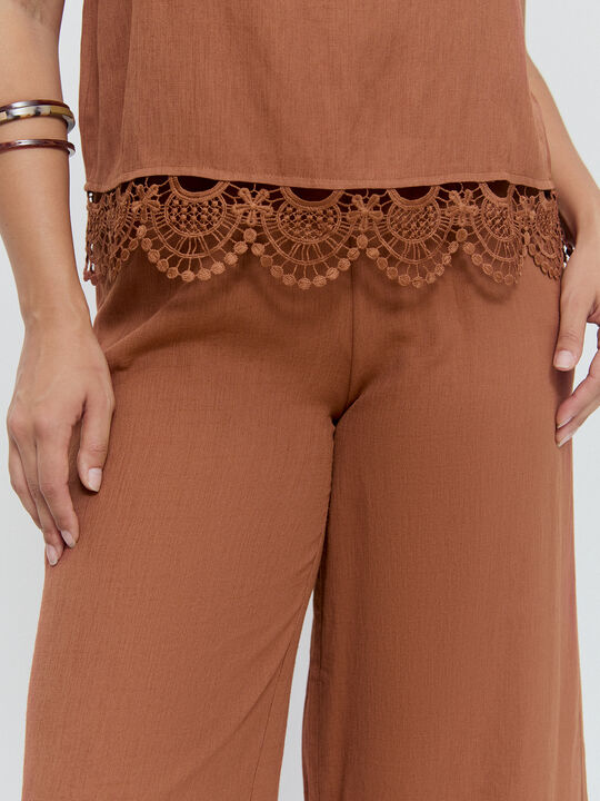 TOP FORNITURA BAJO Marron viejo image number null