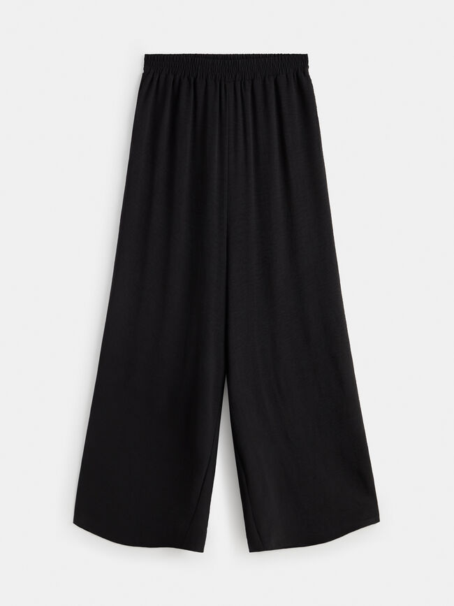 PANTALON ANCHO FLUIDO Negro