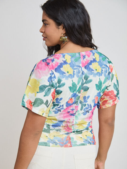 CAMISETA BBC TUL CUERPO FRUNCIDO Crudo image number null