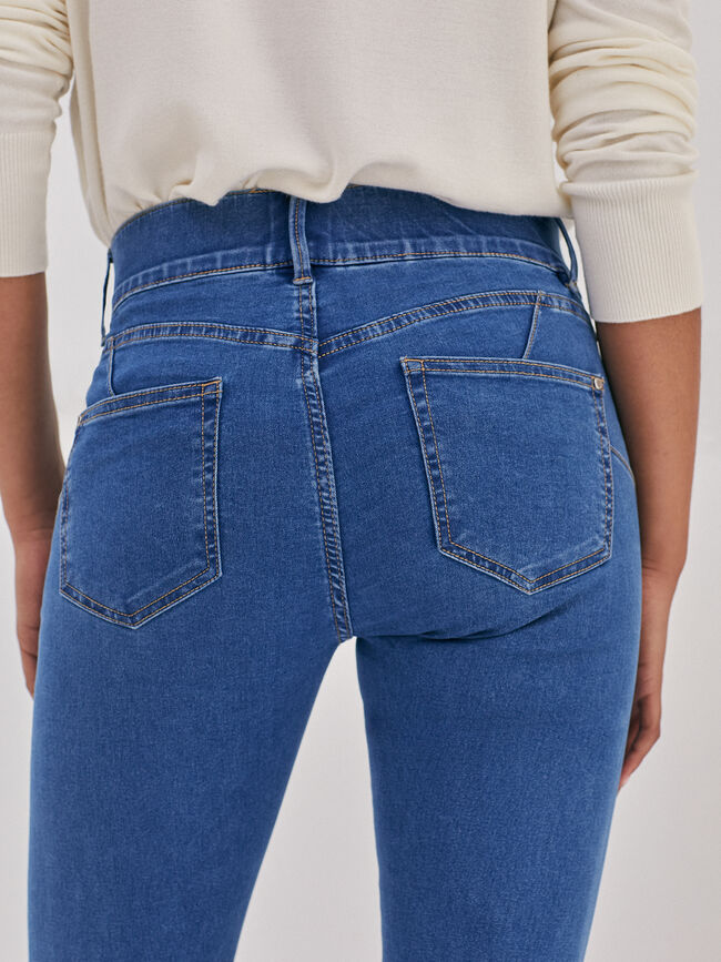 Denim Jegging Mid blue