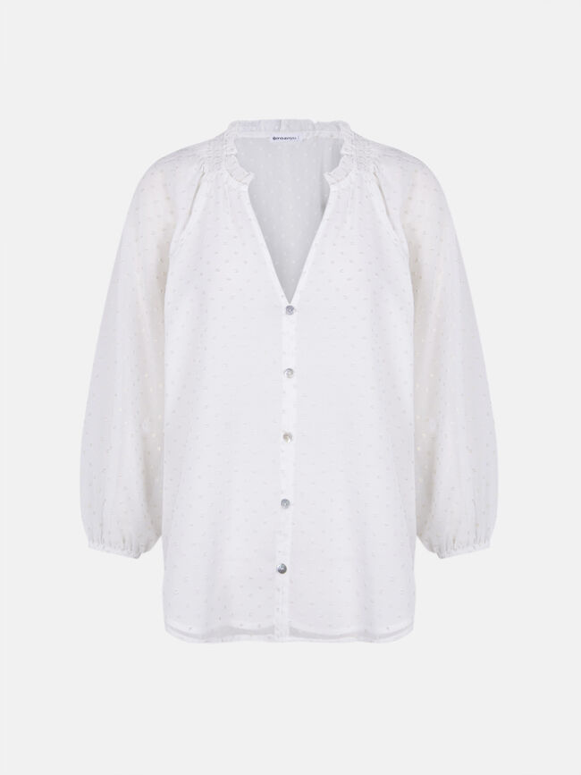 Blusa plumeti Blanco Optico