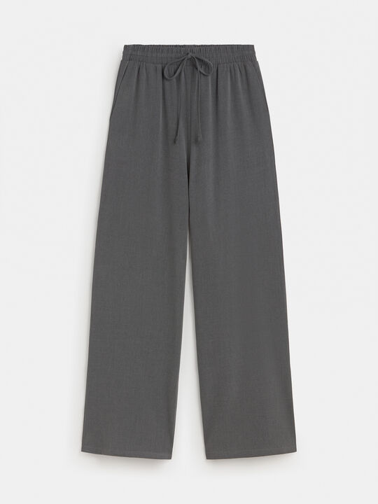 PANTALÓN PALAZZO Gris vigore Osc image number null