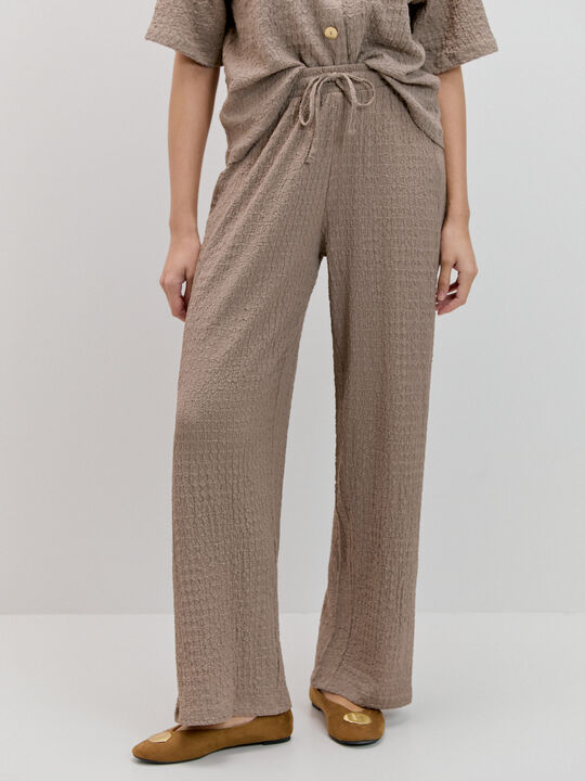 PANTALON TEXTURA Vison image number null