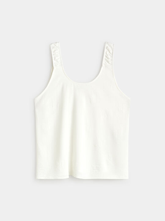 TOP FRUNCES Blanco Optico image number null