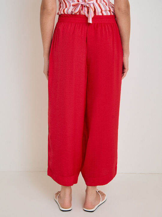PANTALON CULOTTE Rojo Flama image number null