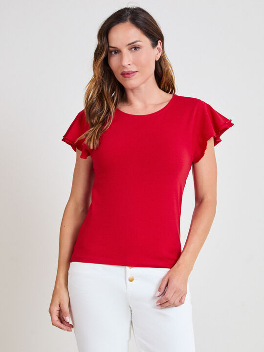 CAMISETA VOLANTES Rojo image number null