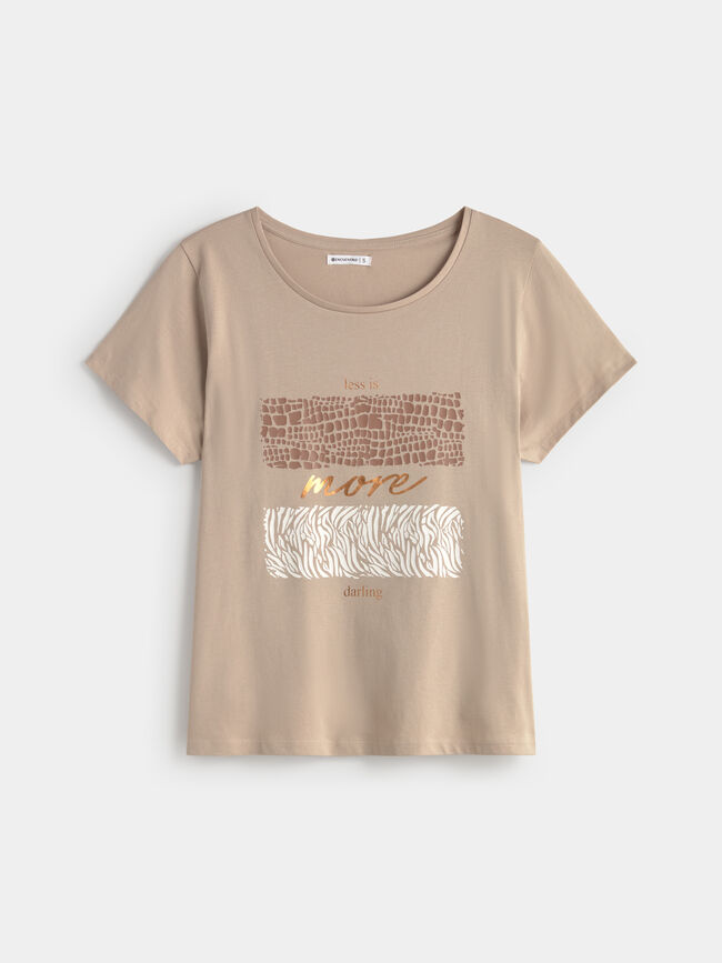 CAMISETA POSICIONAL ANIMAL Vison Claro