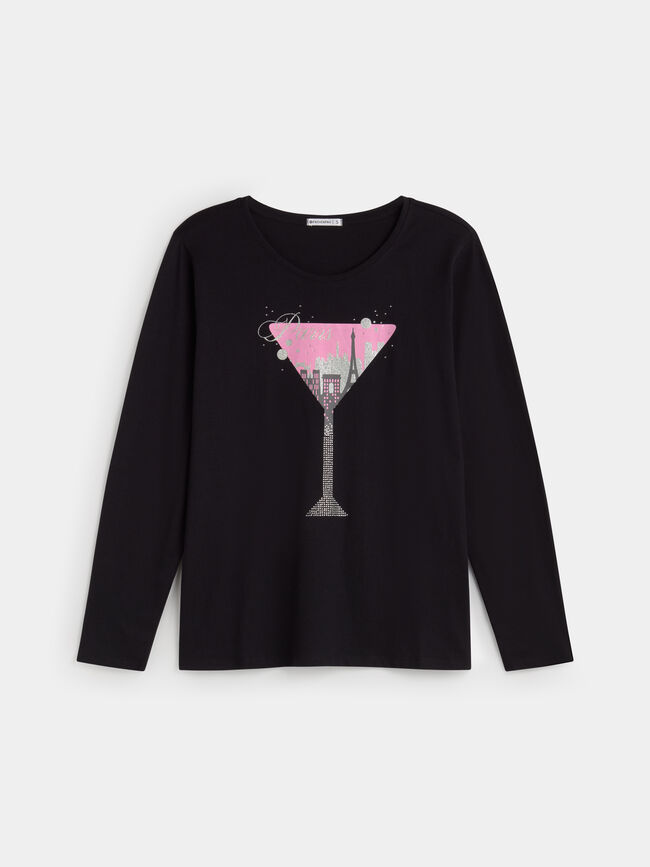 CAMISETA POSICIONAL PARIS Negro