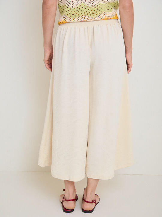 FALDA PANTAL&Oacute;N Beige image number null