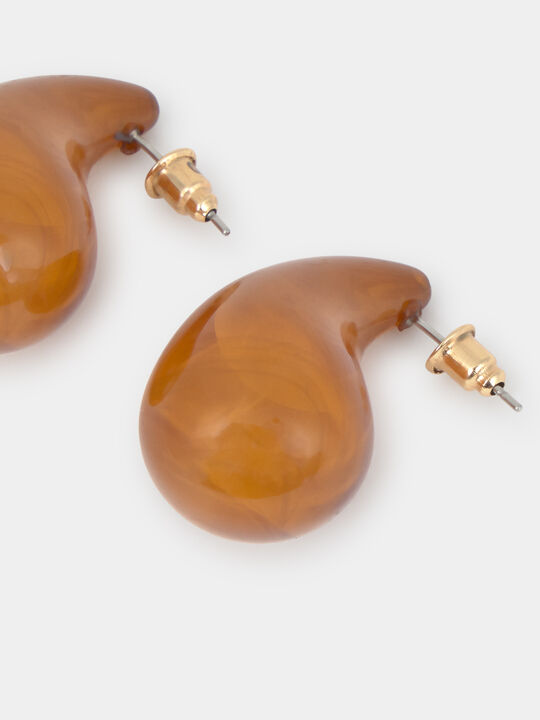 PENDIENTES GOTA CAREY Marron image number null