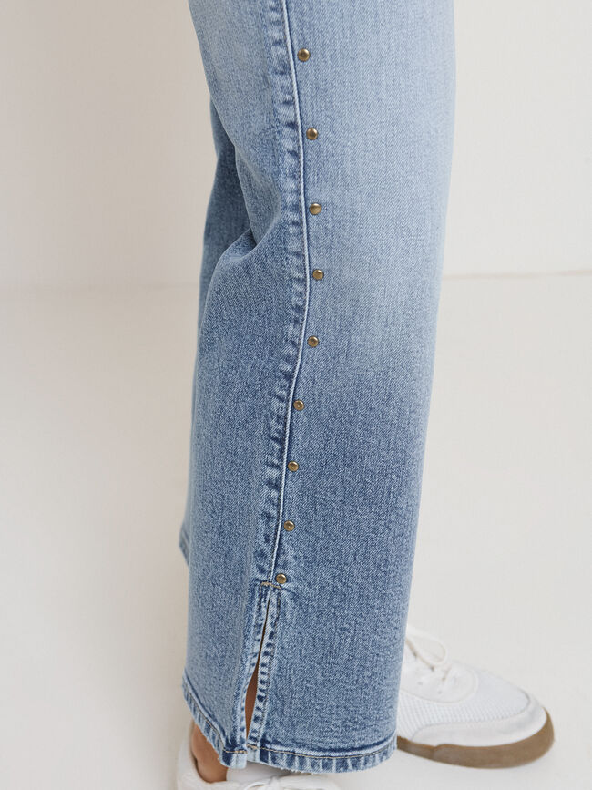 VAQUERO TACHAS Mid Blue Wash