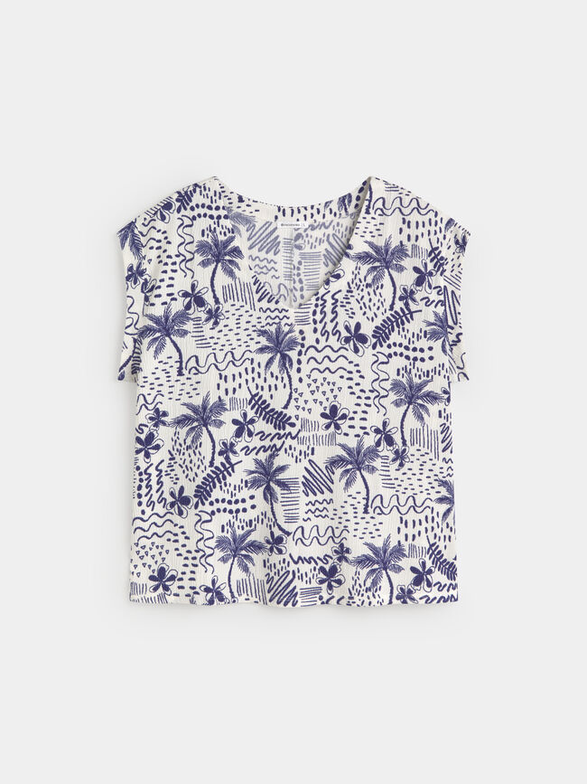 CAMISETA TEXTURA ESTAMPADA Estampado 1