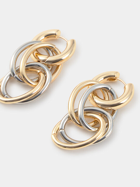 PENDIENTES ESLABON CADENA Gold image number null