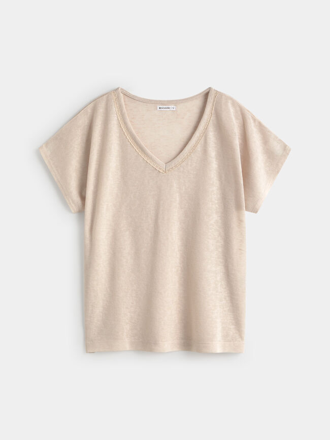 CAMISETA PICO FORNITURA Crudo