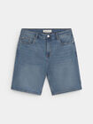 BERMUDA VAQUERA ANCHA Mid blue