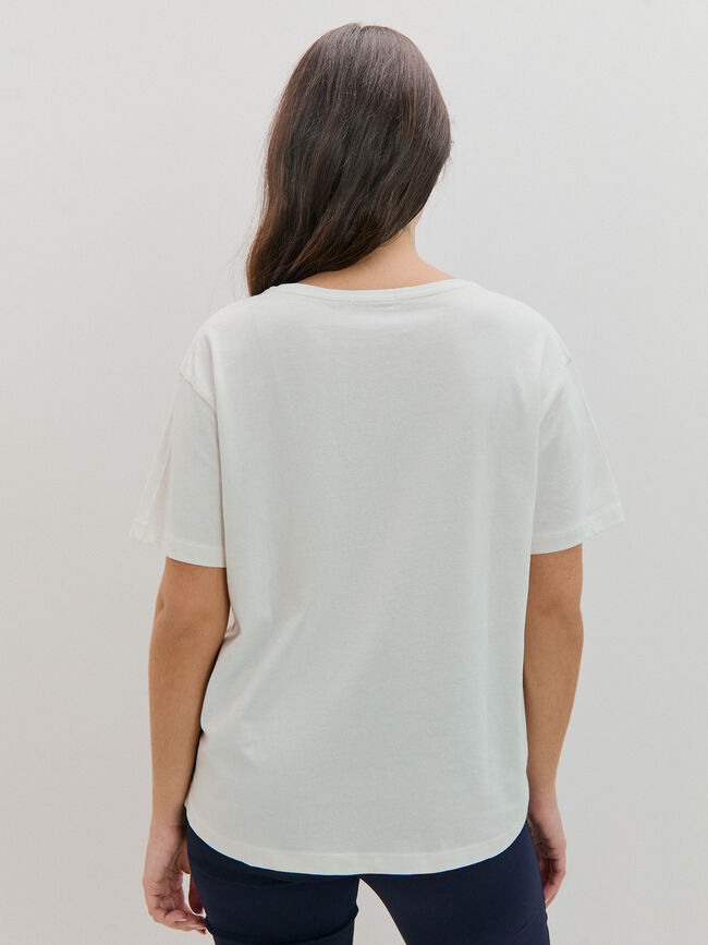 CAMISETA MUJER BAILANDO Crudo