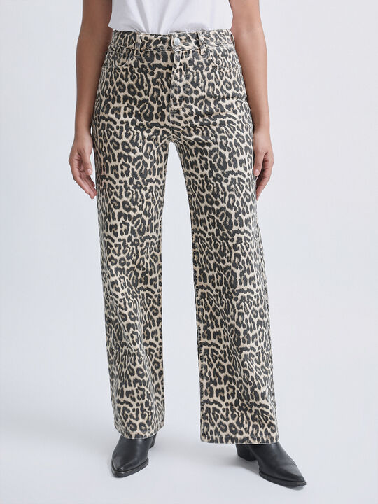 PANTALON ANCHO ESTAMPADO Estampado 3 image number null
