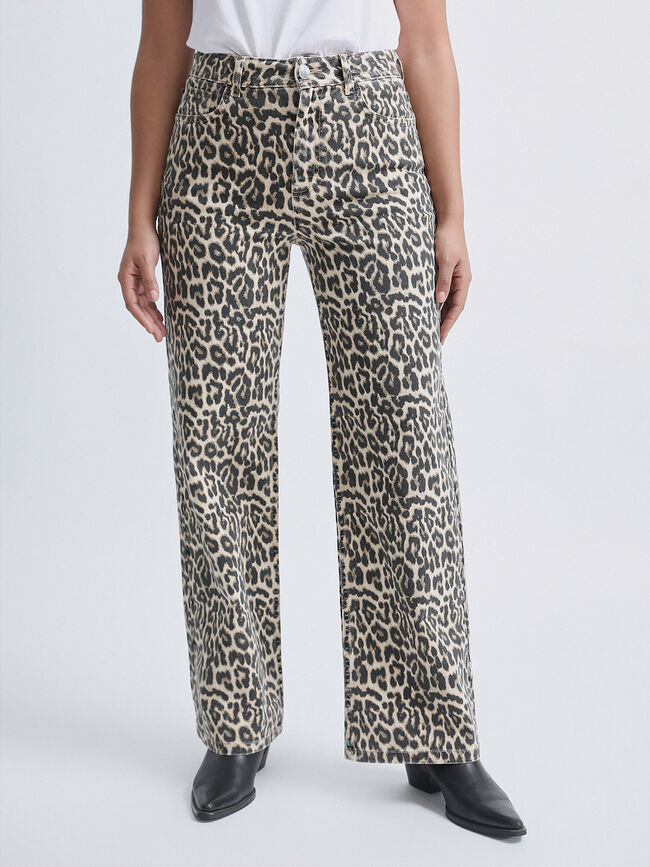 PANTALON ANCHO ESTAMPADO Estampado 3