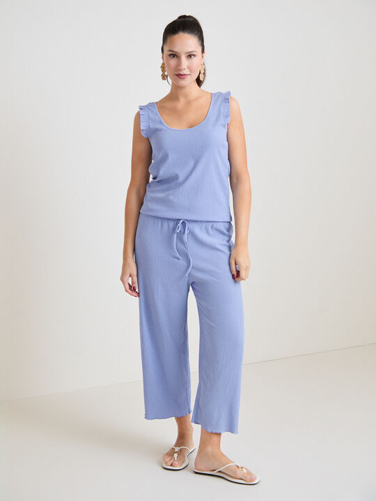 TOP TEXTURA Azul Chambray image number null