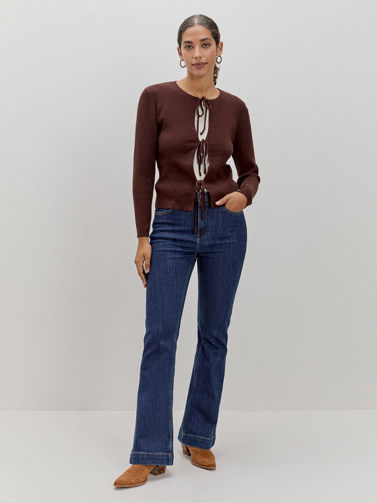 CARDIGAN LAZOS Marron image number null
