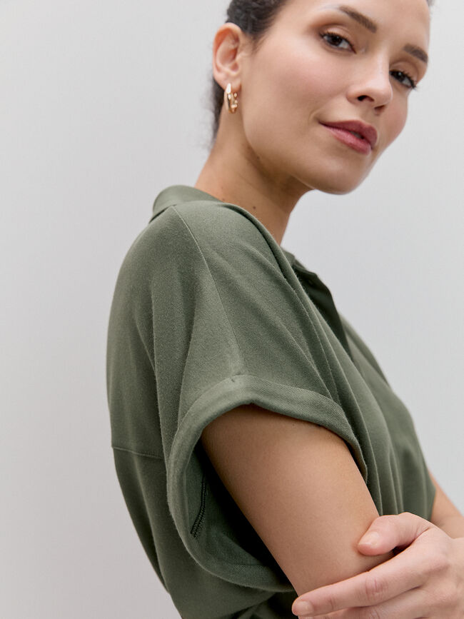 VESTIDO CAMISERO MODAL Bosque
