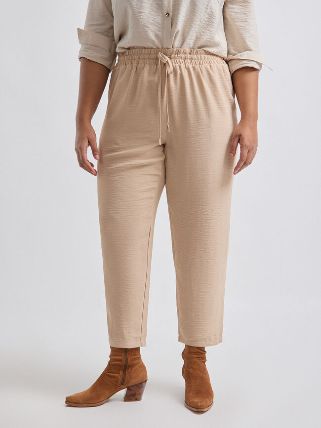 PANTALÓN FLUIDO Camel
