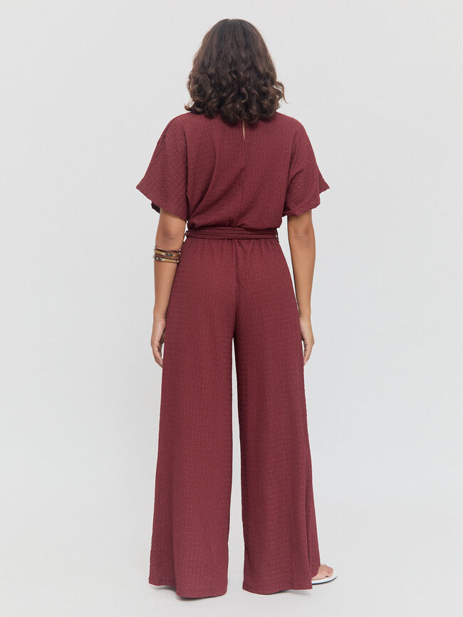 MONO LISO HEBILLA ROJO MARTE
