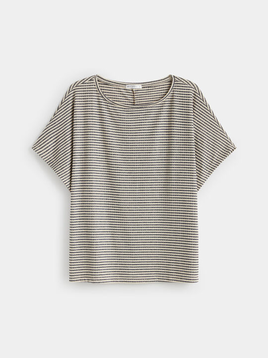CAMISETA RAYAS Crudo image number null
