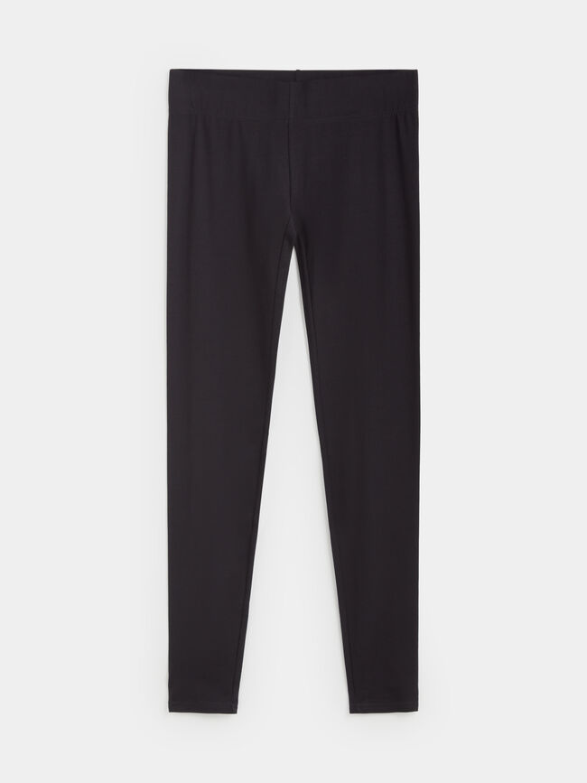 LEGGING BASICO LARGO Negro