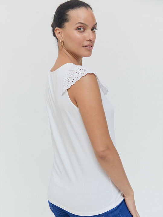 TOP VOLANTES Blanco Optico image number null