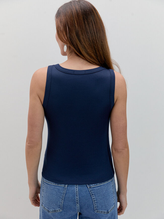 TOP CANAL&Eacute; marino claro