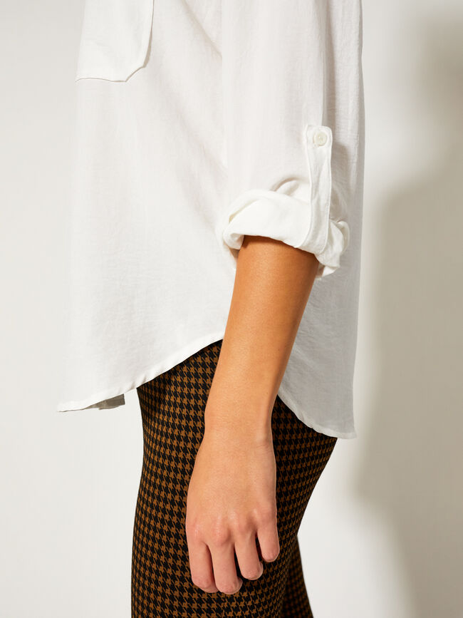 Camisa con bolsillos Blanco Optico