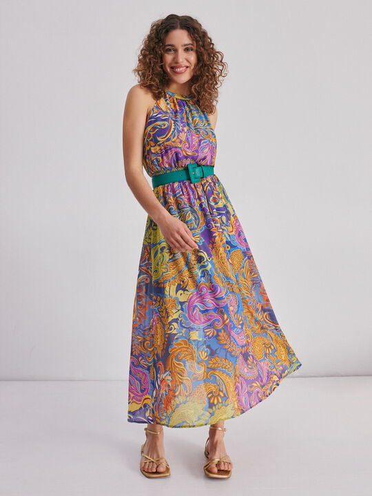 Vestido halter Azulon image number null
