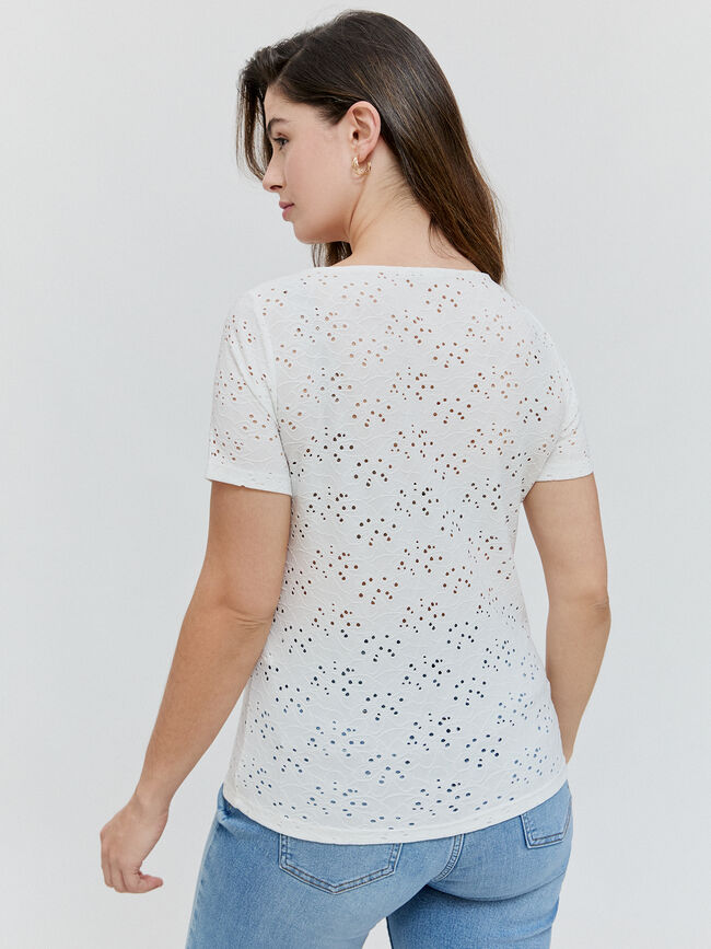 CAMISETA MANGAS CAPA Blanco Optico