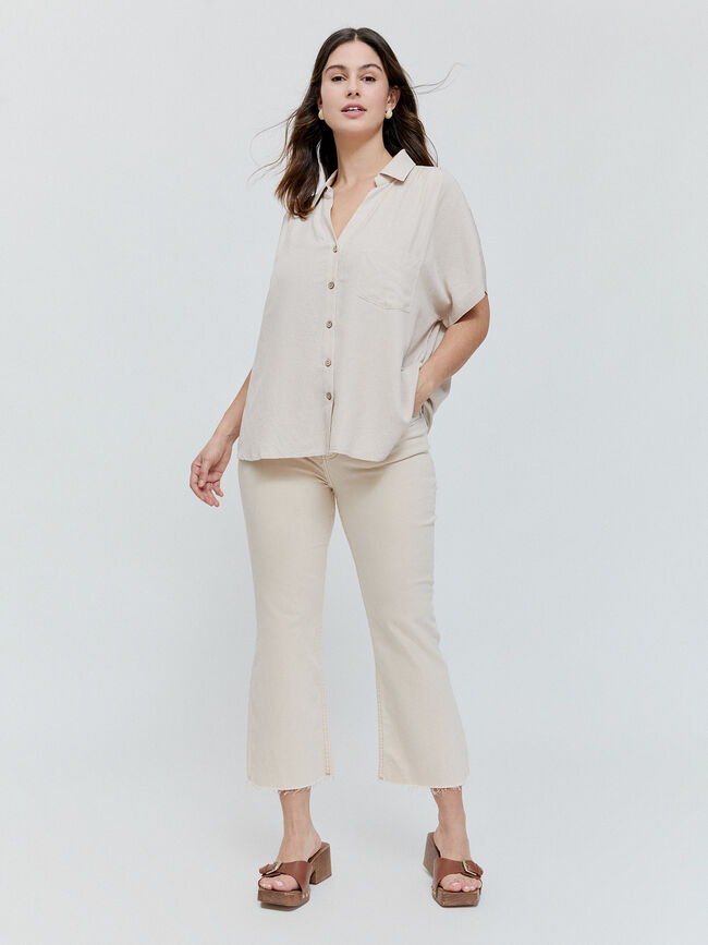 CAMISA RUSTICA Crudo