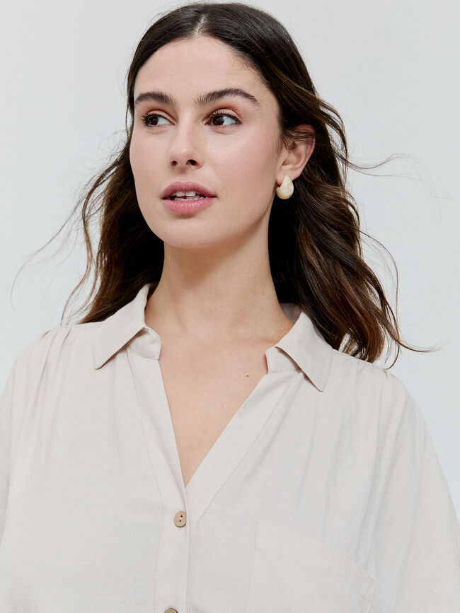 CAMISA RUSTICA Crudo